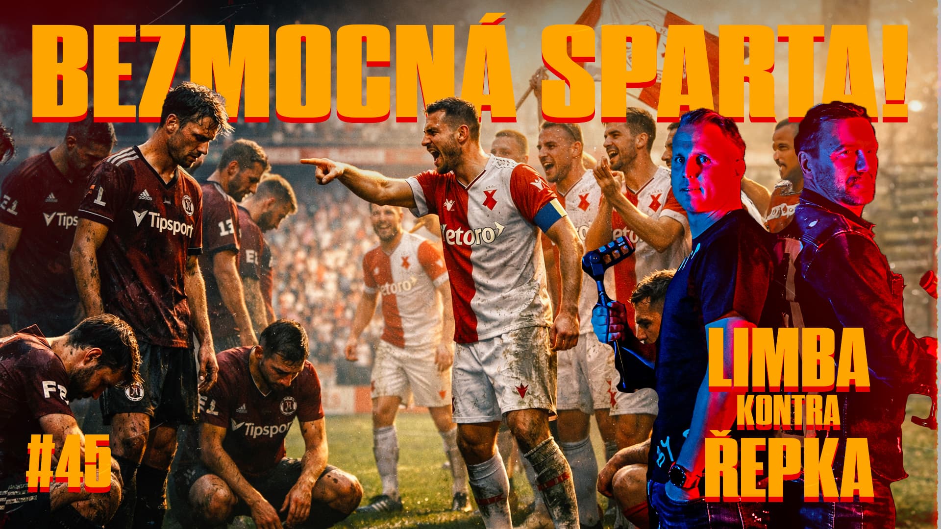 Slavia ovládla derby, bezmocná Sparta a pády favoritů v poháru | Limba kontra Řepka #45