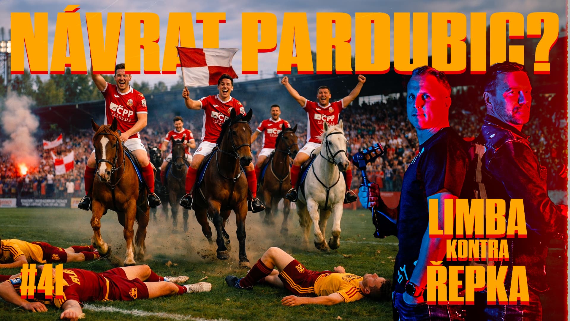 Velká trojka v suchým triku a Tvrdík válčí s Tribunou Sever